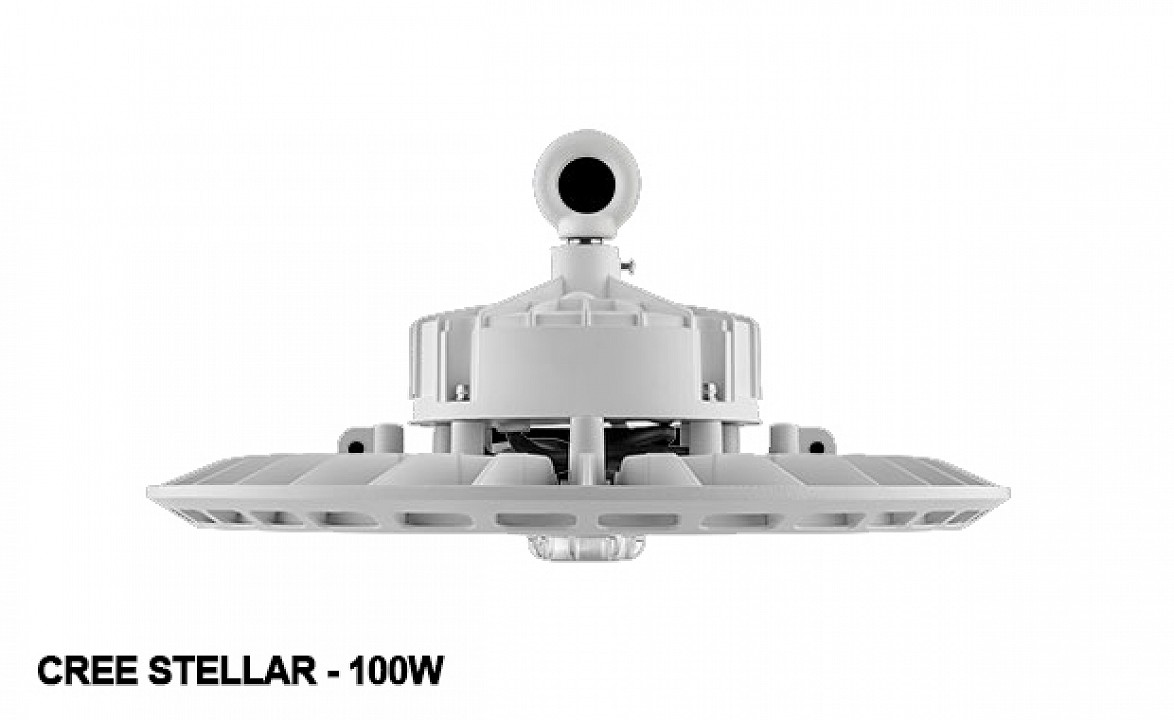 Cree Stellar LED csarnokvilágító 95W/5000K/13000lm 60° lencse IP65