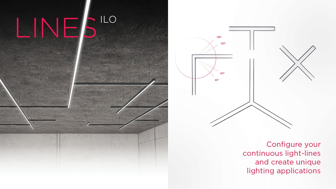 Ledluks LED fénysávrendszer ILO 66W/4000K/7474 lm 3000mm IP20 süllesztett fehér