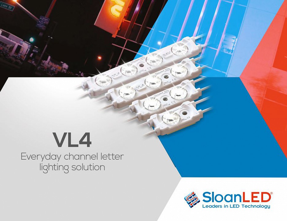 SLOAN LED modul 6500K DC12V 1,4W/3 chip/120lm/modul 25db kiszerelés 120fok IP66