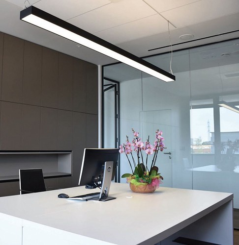 Ledluks függesztett irodai LED világítótest KYRA 66W/4000K/7474 lm 1500mm IP20 Direkt/indirekt fehér